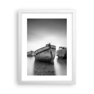 Pôster em moldura branca - Apenas lembranças... - 30x40 cm