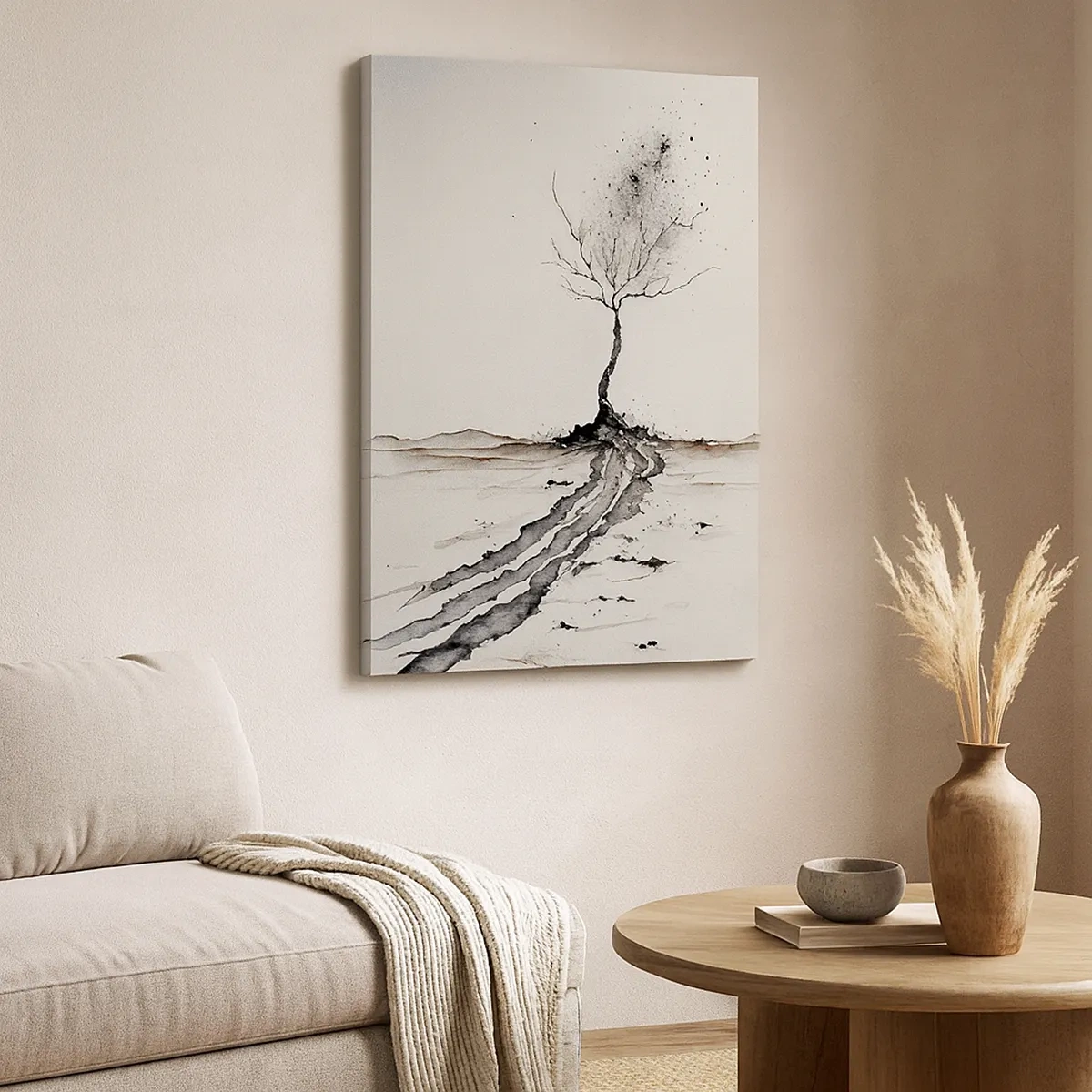 Quadro em tela - Melancolia de inverno - 50x70 cm