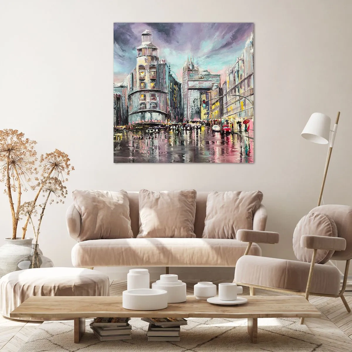 Quadro em tela - Será uma noite de sucesso - 70x70 cm