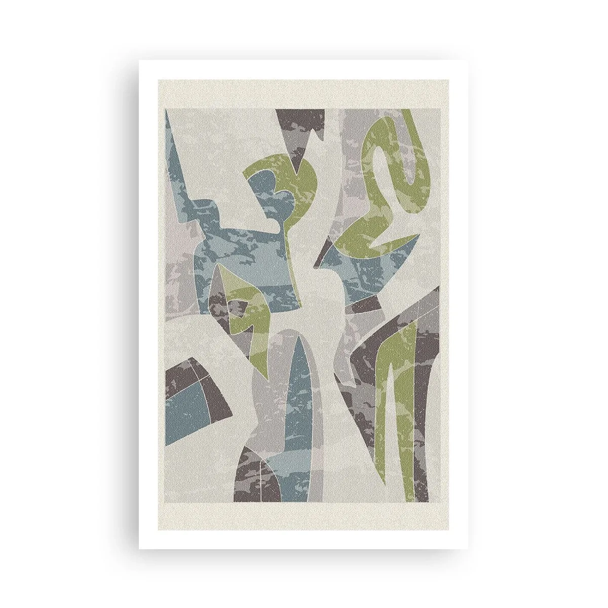 Pôster - Composição atrás do vidro - 61x91 cm