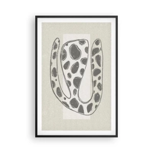 Pôster com moldura preta - Uma criatura estranha - 61x91 cm