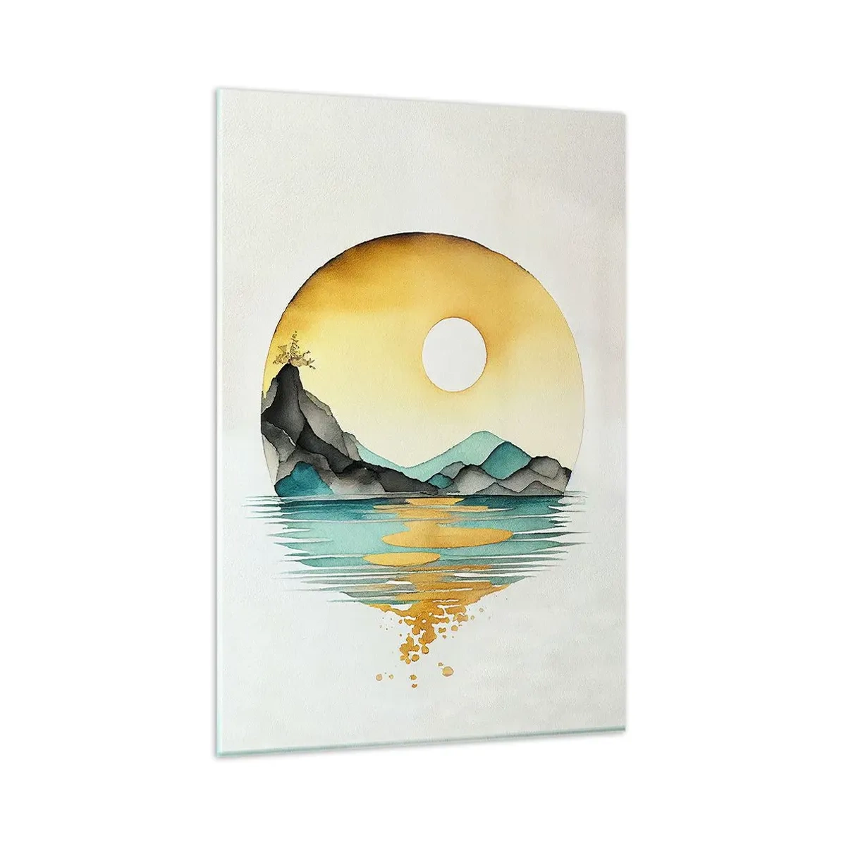 Quadro em vidro - No círculo da beleza - 80x120 cm