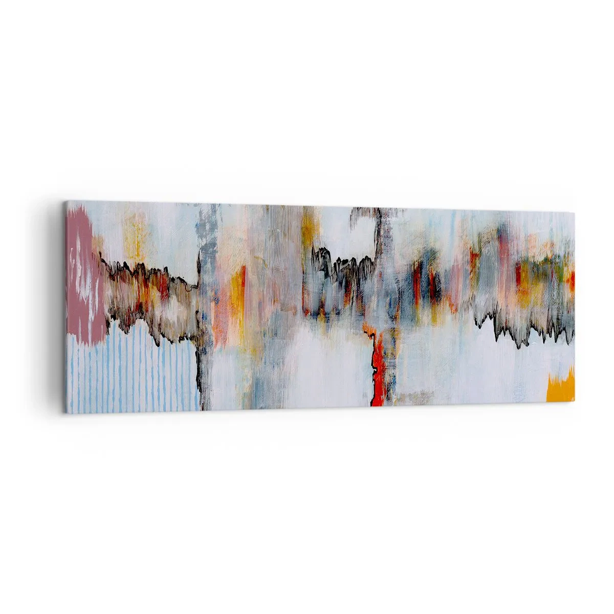 Quadro em tela - Com um palito na água - 140x50 cm