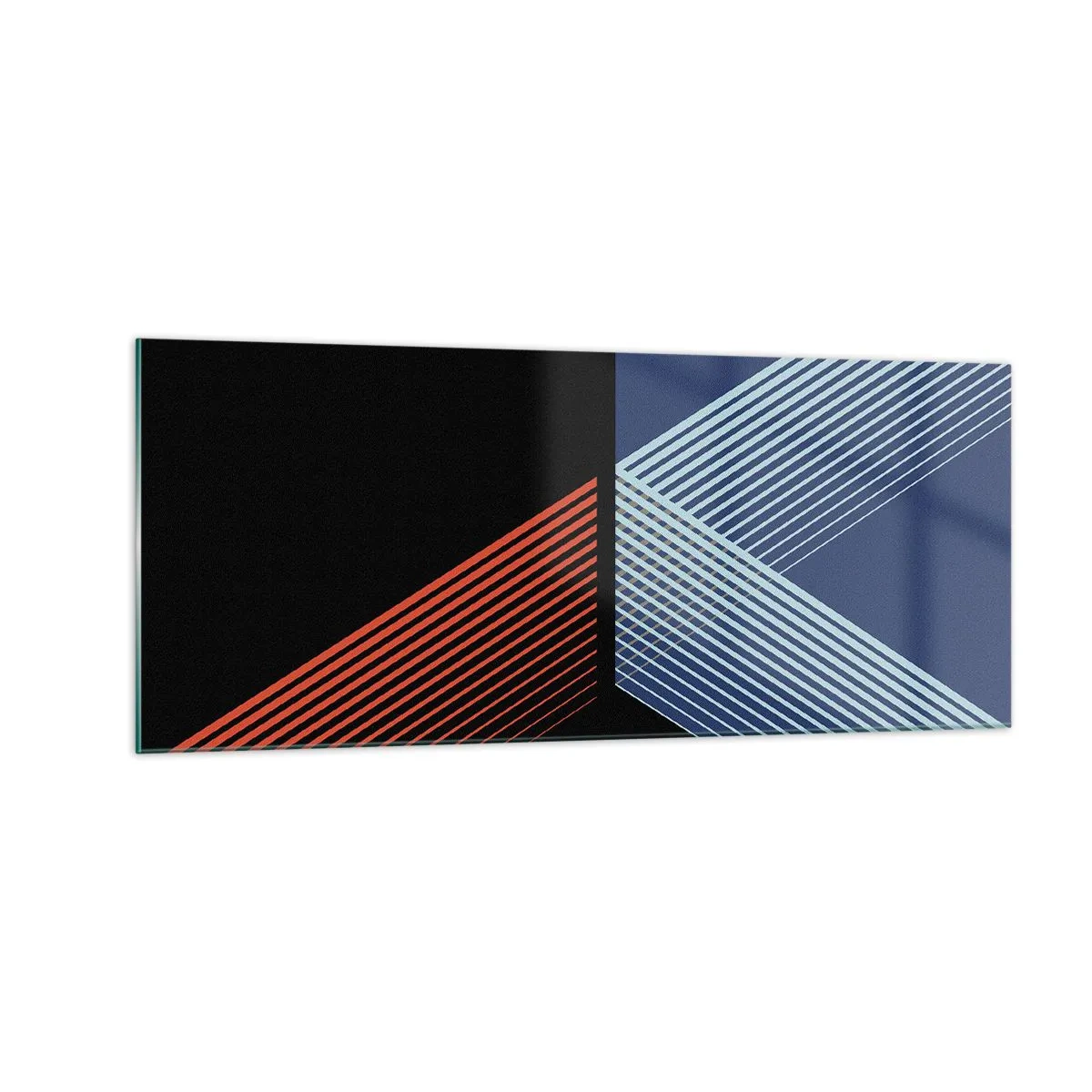 Quadro em vidro - Uma história simples - 100x40 cm