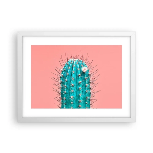 Pôster em moldura branca - Apenas olhe - 40x30 cm