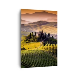 Quadro em tela - Arcádia - Paisagem toscana - 70x100 cm