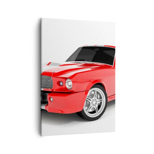 Quadro em tela - Mustang rápido como o vento - 50x70 cm