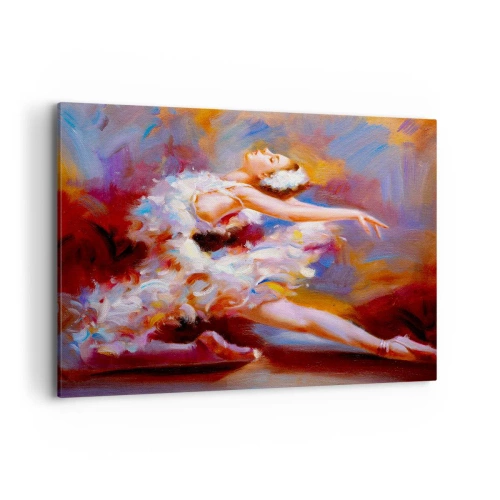 Quadro em tela - A graça do cisne - 100x70 cm