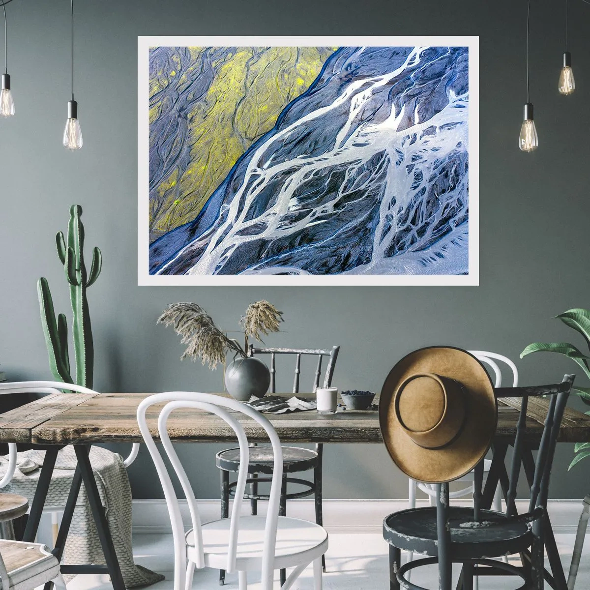 Pôster - Pinturas rupestres da natureza - 91x61 cm