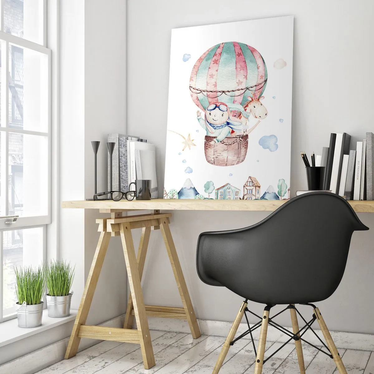 Quadro em vidro - Nós voltaremos em breve! - 50x70 cm