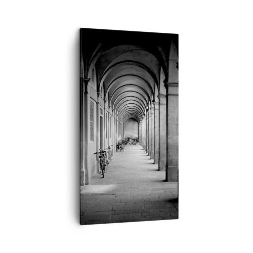 Quadro em tela - Sob as arcadas - 45x80 cm