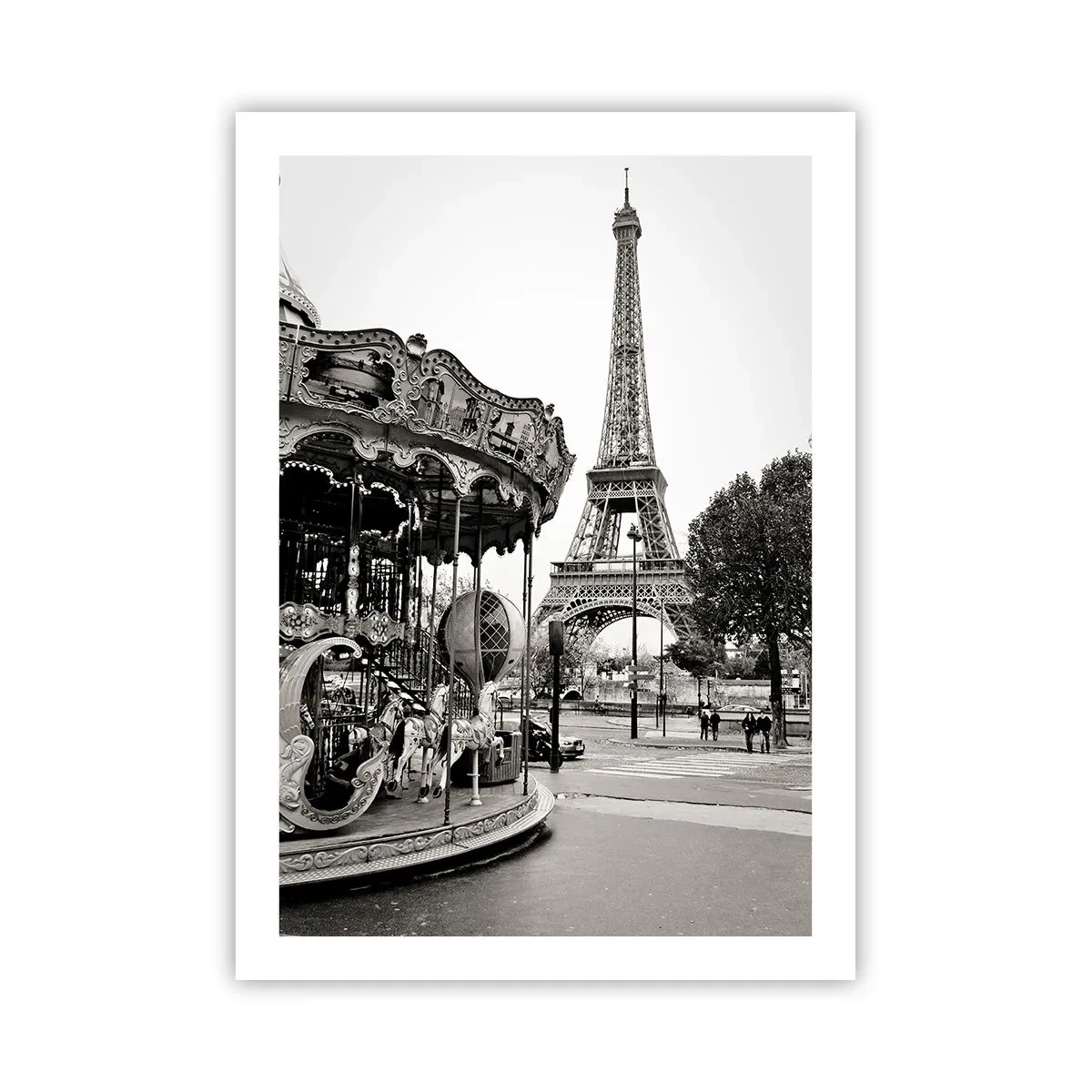 Pôster - Pensar em diversão é pensar em Paris - 50x70 cm