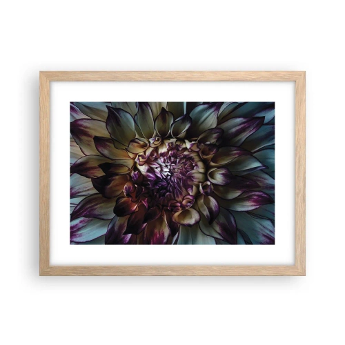 Pôster com moldura de carvalho claro - O florescimento da juventude - 40x30 cm