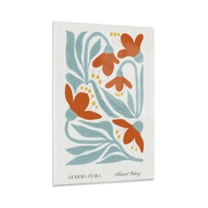 Quadro em vidro - Em direção à terra, em direção ao sol - 80x120 cm