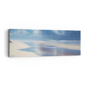 Quadro em tela - Férias no paraíso - 90x30 cm