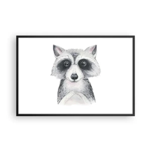 Pôster com moldura preta - Um momento de emoção - 91x61 cm