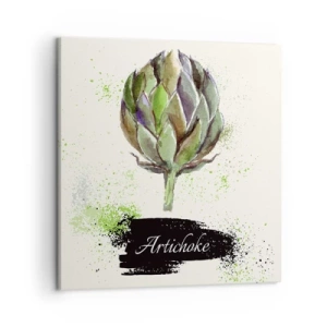 Quadro em tela - Viva os vegetais! - 50x50 cm