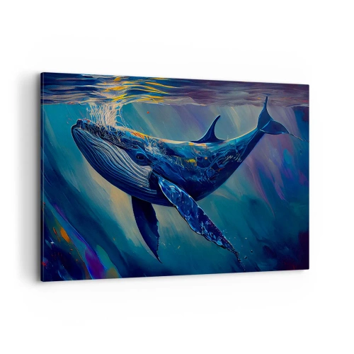 Quadro em tela - Bem vindo ao meu mundo - 120x80 cm
