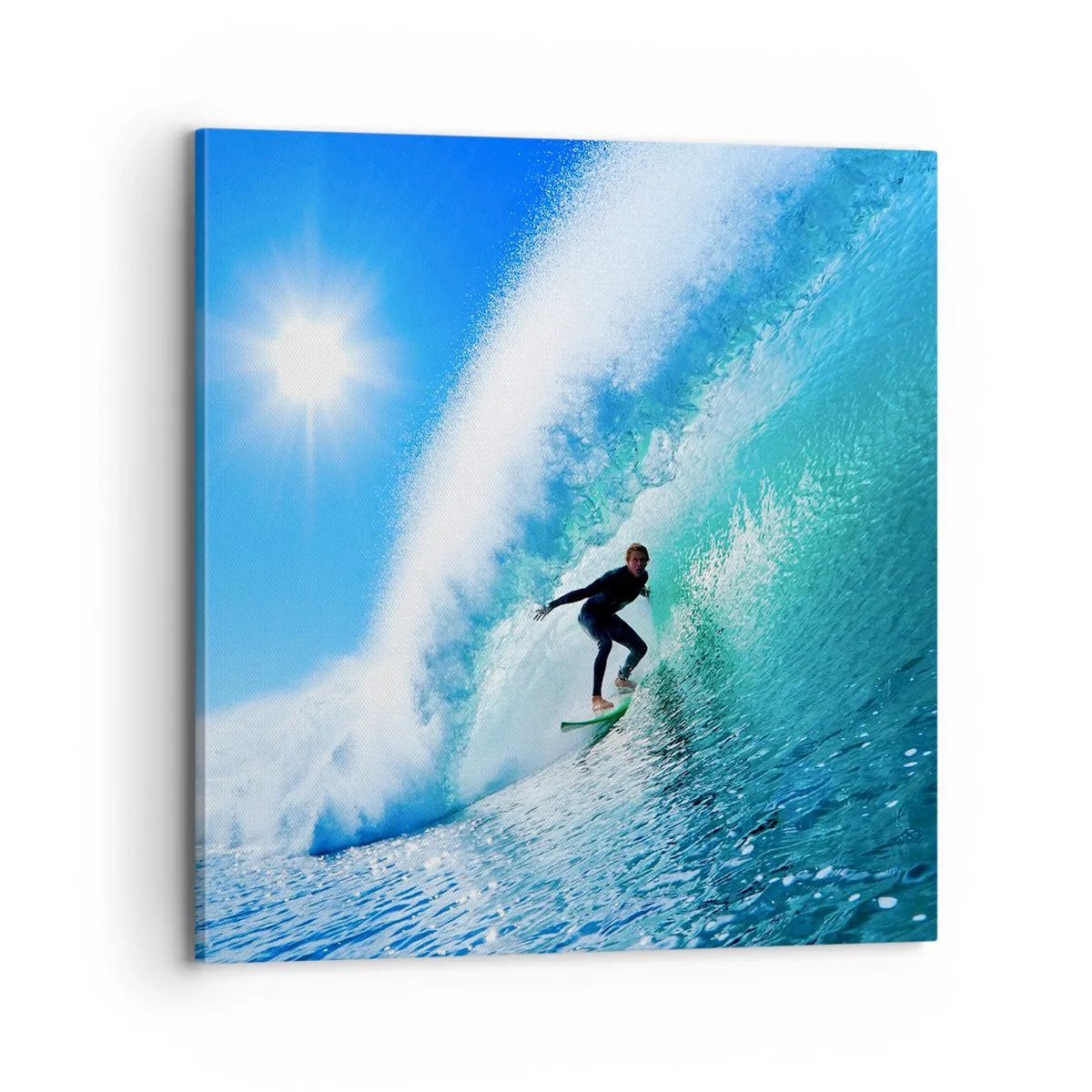 Quadro em tela - Azul gigante - 70x70 cm
