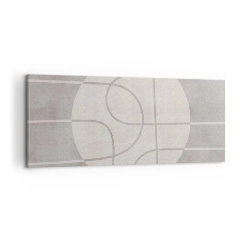 Quadro em tela - Circular e direto - 100x40 cm
