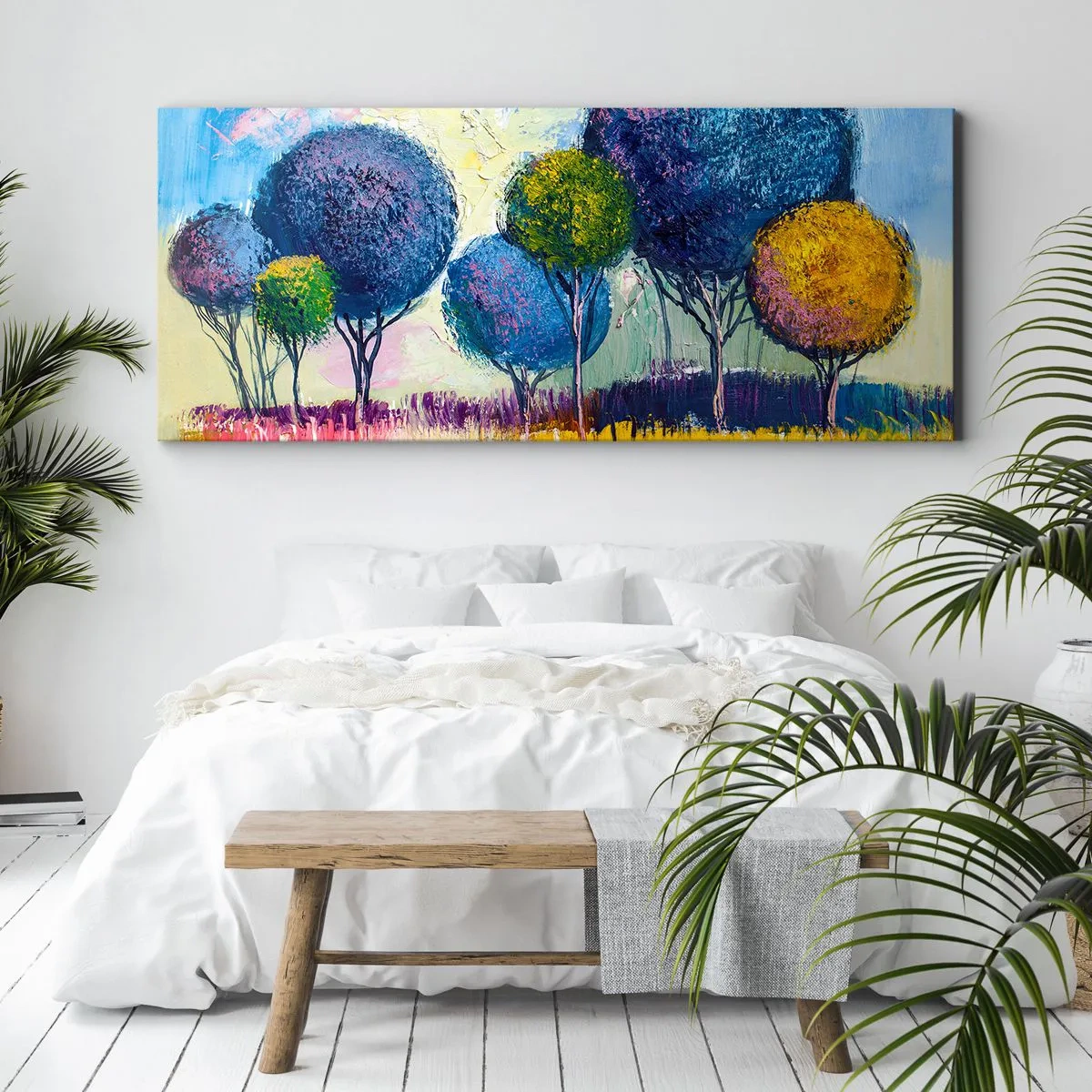 Quadro em tela - Esfera - a forma ideal - 90x30 cm