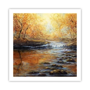 Pôster - Riacho Dourado - 60x60 cm