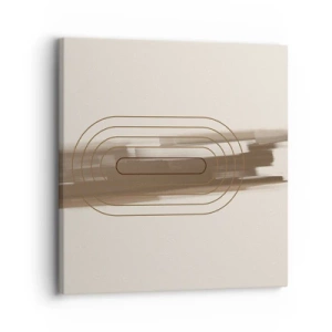 Quadro em tela - Um sopro de cinza - 30x30 cm