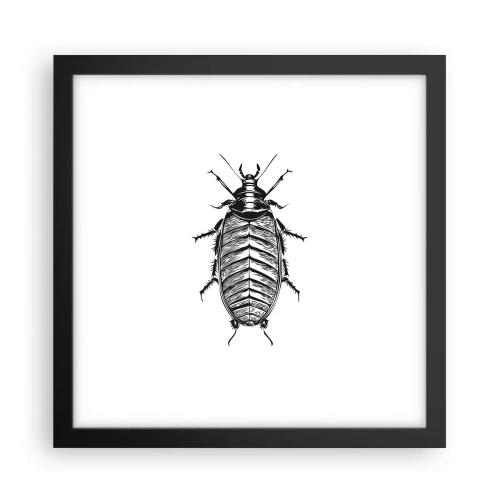 Pôster com moldura preta - Que exemplo! - 30x30 cm