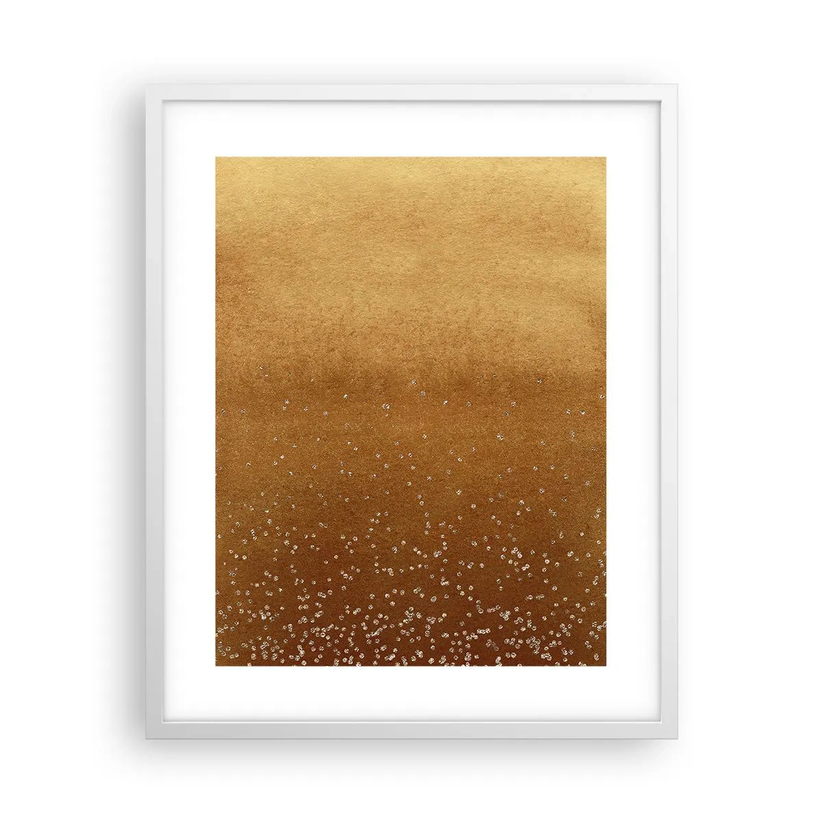 Pôster em moldura branca - O nascimento da luz - 40x50 cm