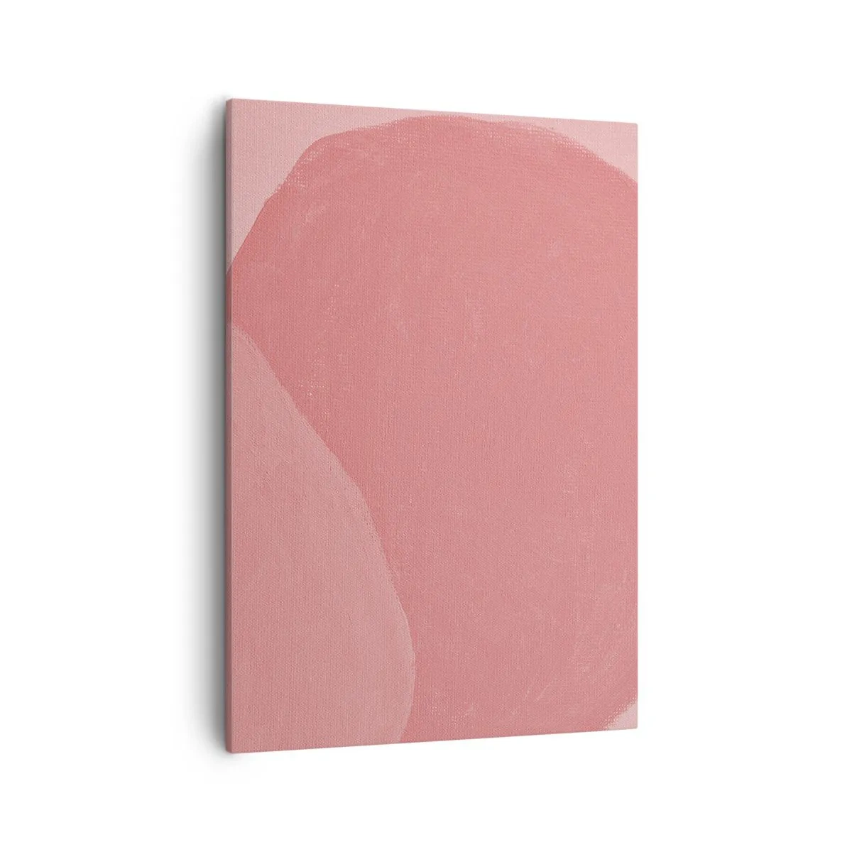 Quadro em tela - Composição orgânica em rosa - 50x70 cm