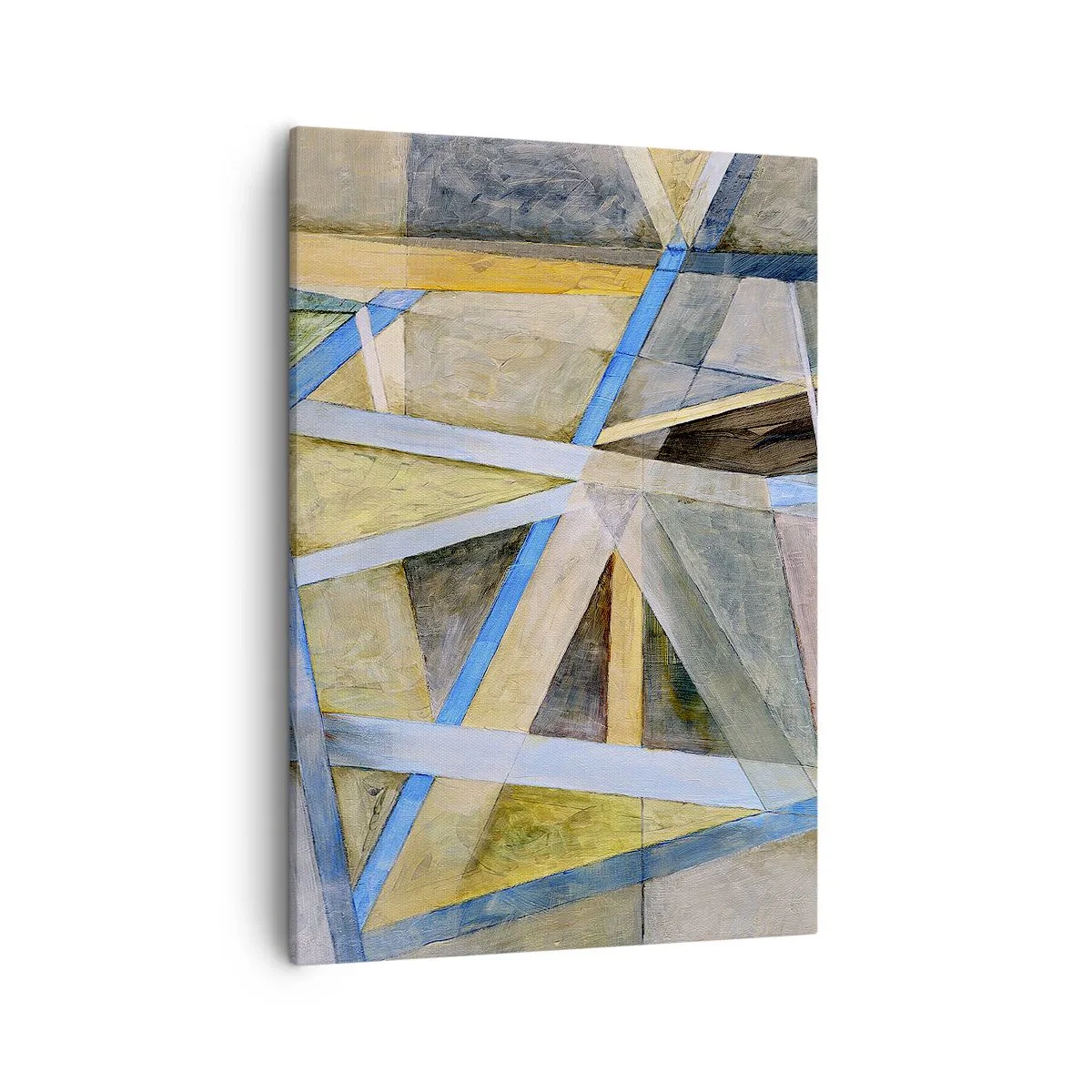 Quadro em tela - Em linha reta ou na diagonal? - 50x70 cm