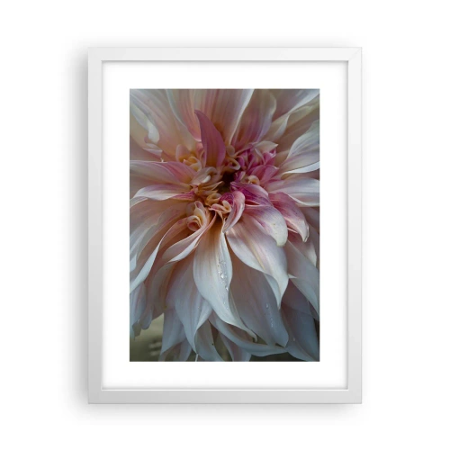 Pôster em moldura branca - Frescor florescente - 30x40 cm