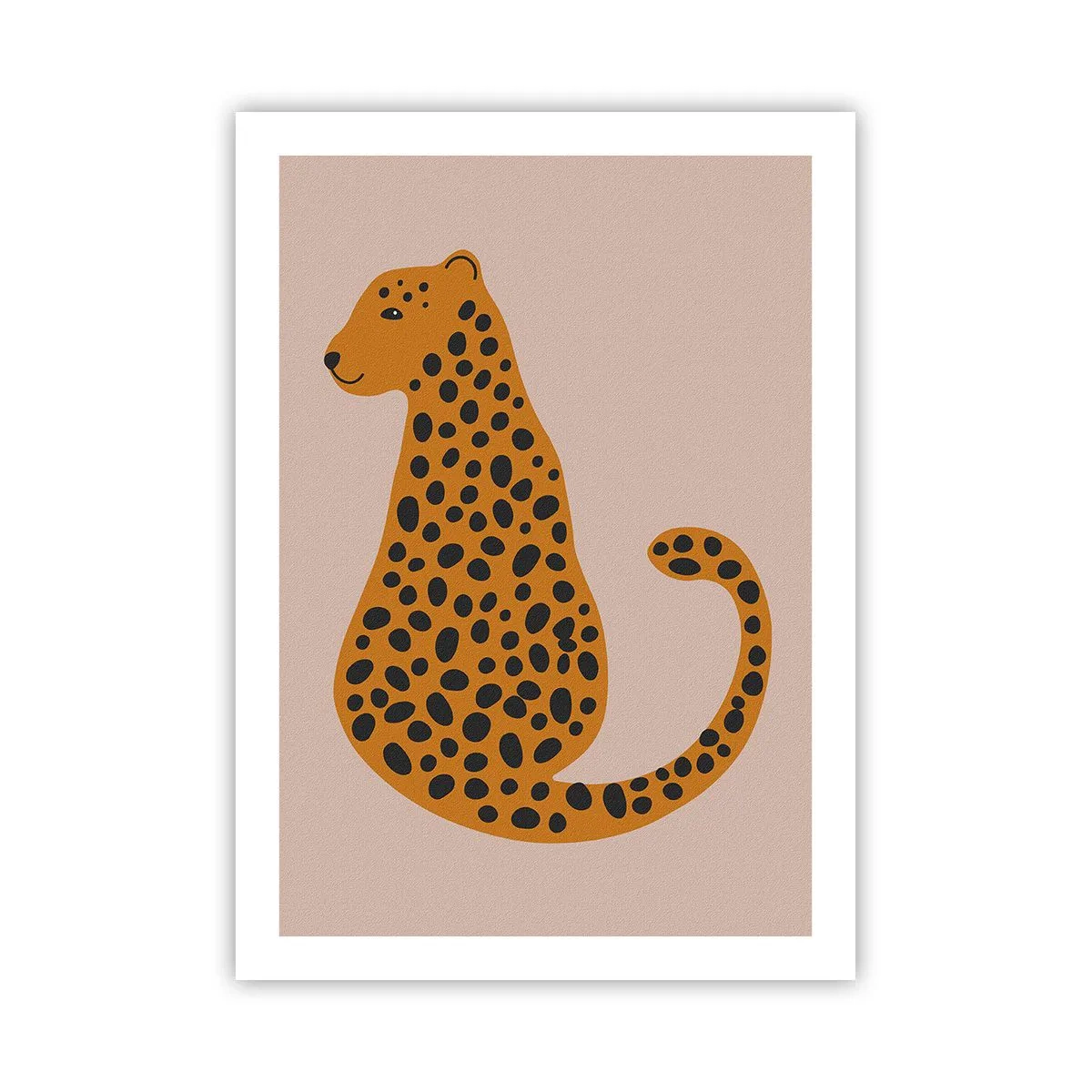 Pôster - A estampa de leopardo está na moda - 50x70 cm