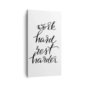 Quadro em tela - Equilíbrio da vida - 45x80 cm