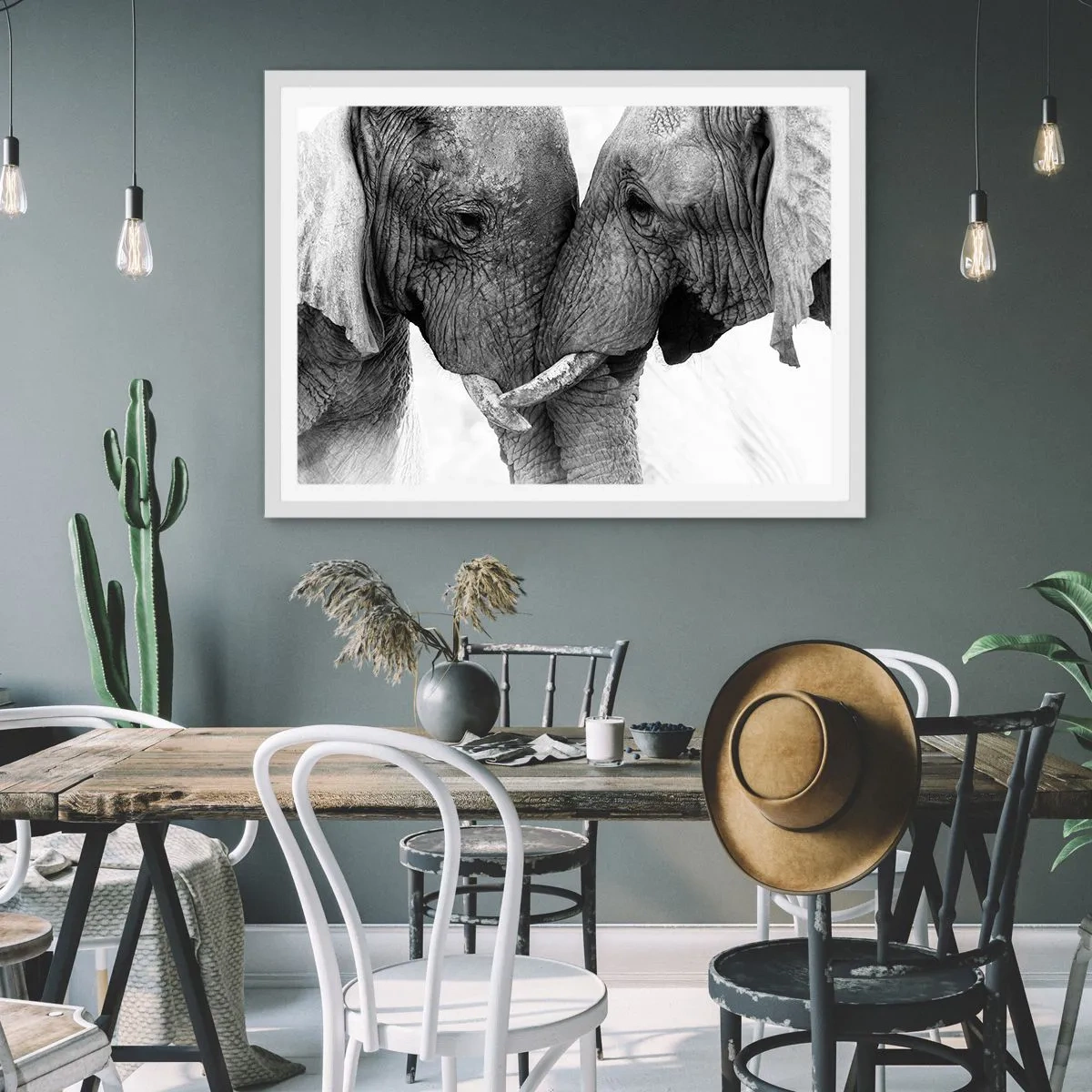 Pôster em moldura branca - Confissão sincera - 50x40 cm