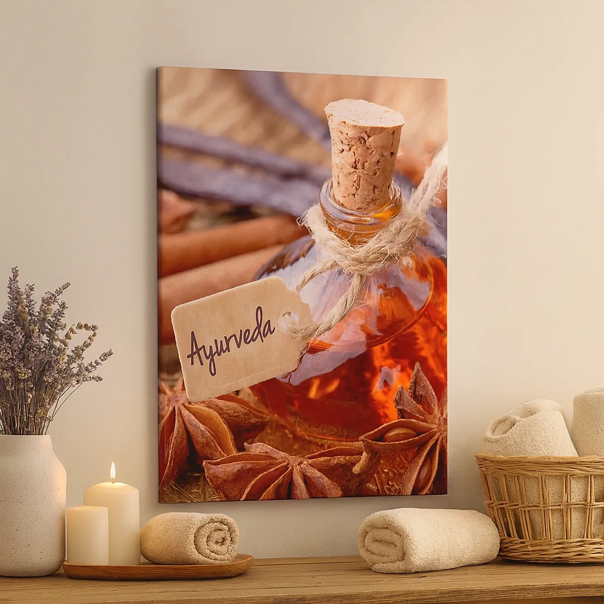 Quadro em tela - Rumo à unidade do corpo e do espírito - 50x70 cm