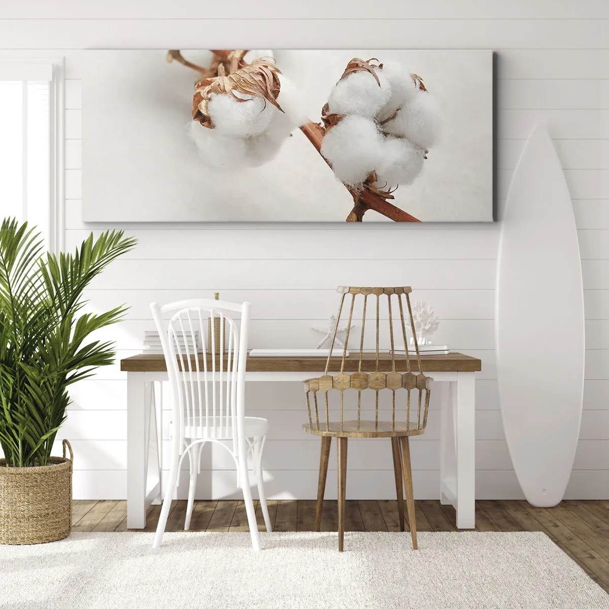 Quadro em tela - Apenas acaricie - 100x40 cm