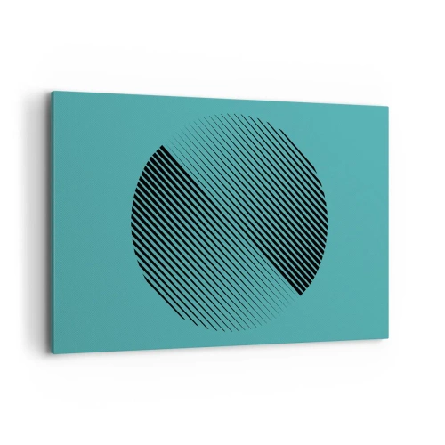 Quadro em tela - Círculo – uma variação geométrica - 120x80 cm