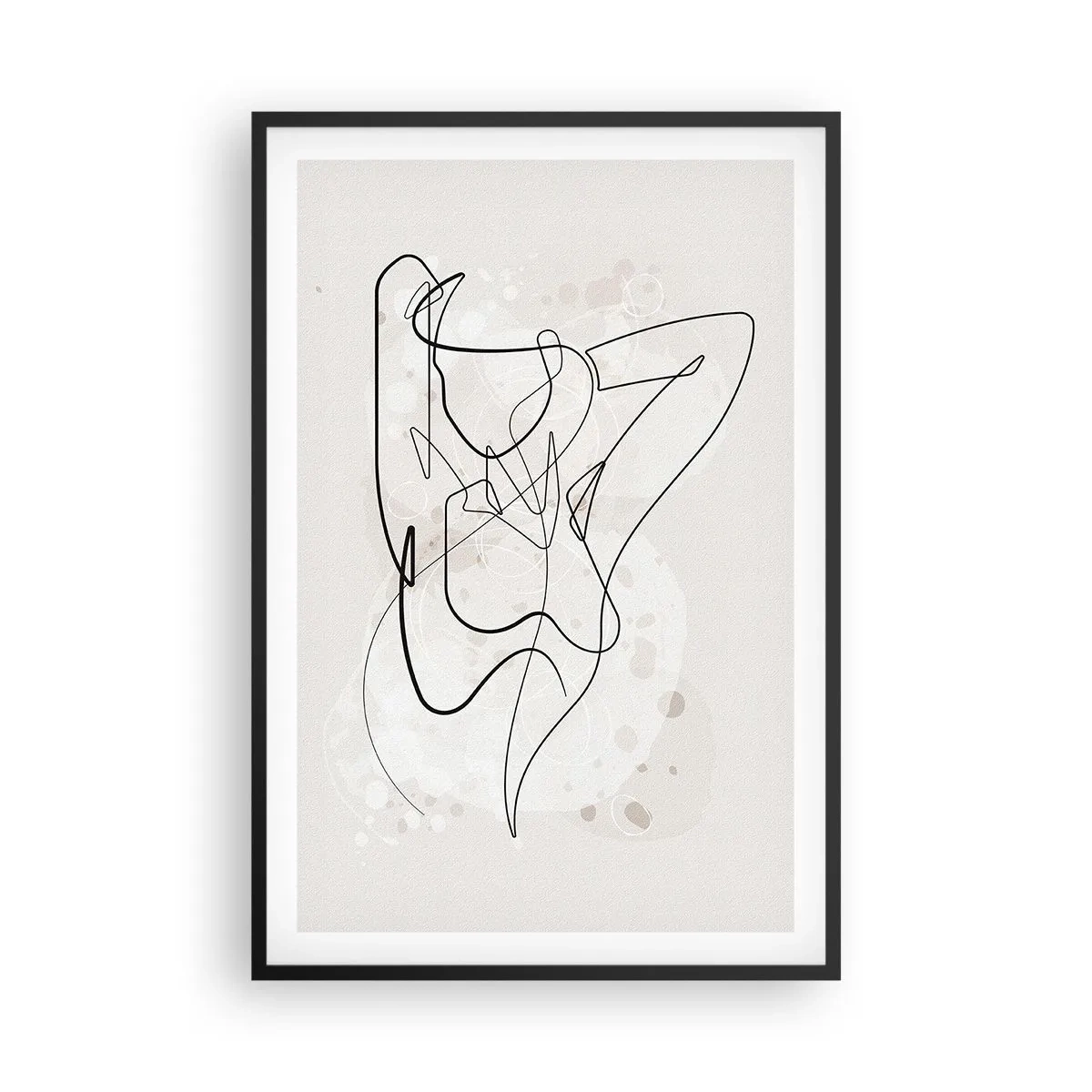 Pôster com moldura preta - A arte da sedução - 61x91 cm