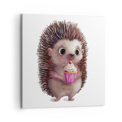 Quadro em tela - A celebração é diária - 50x50 cm