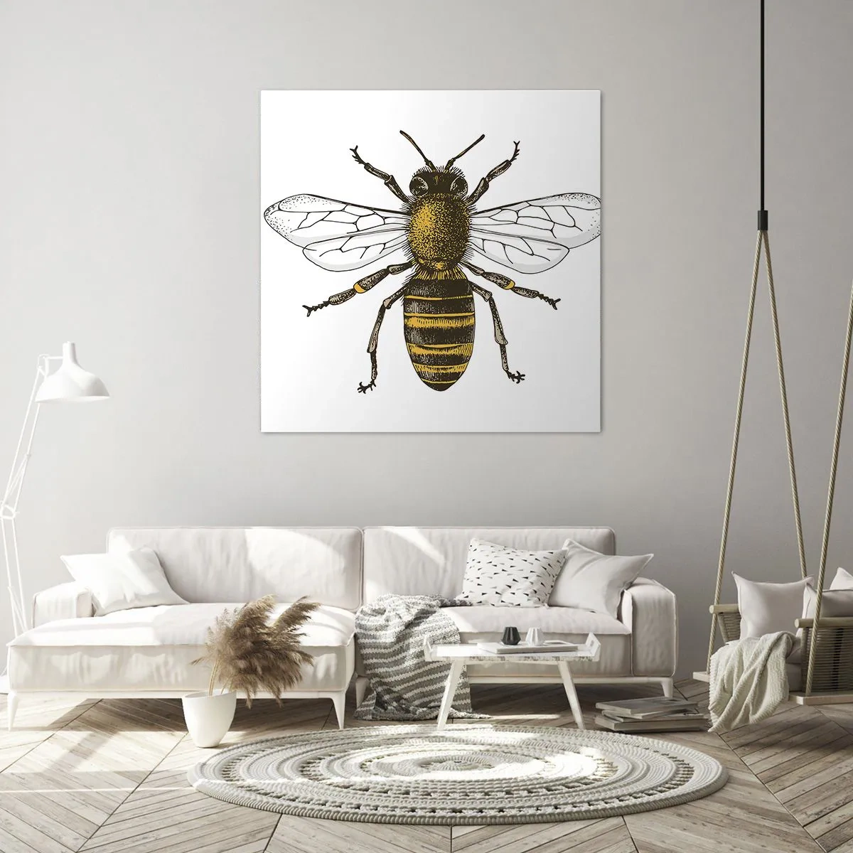 Quadro em tela - Linda e boa - 60x60 cm