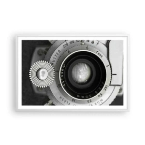 Pôster em moldura branca - Uma história sobre Hollywood - 91x61 cm