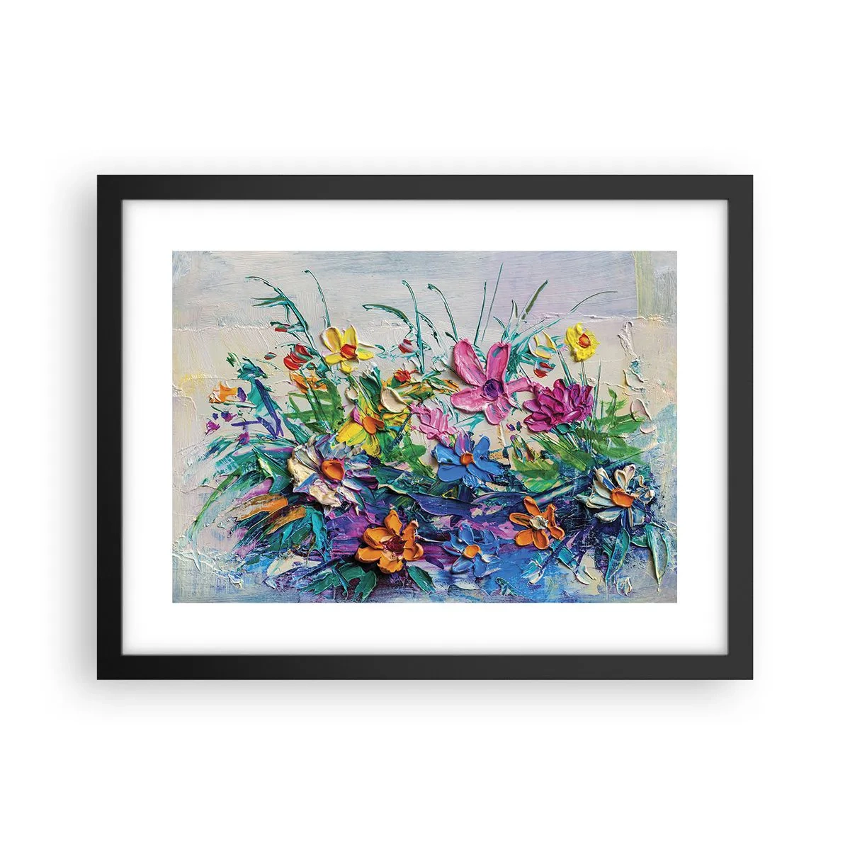 Pôster com moldura preta - Não é de todo natureza morta - 40x30 cm