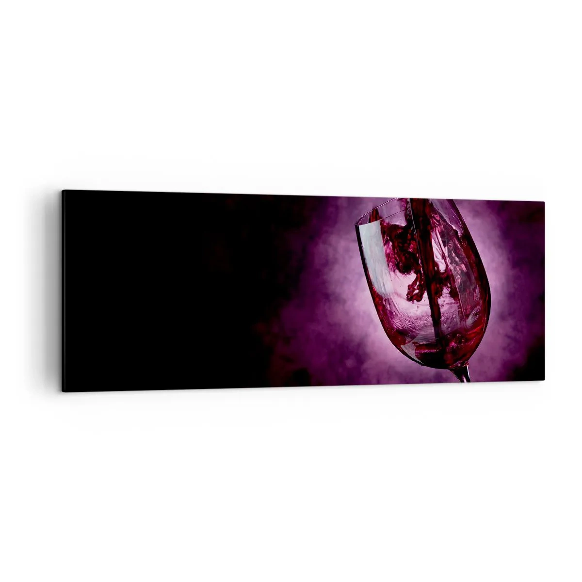 Quadro em tela - Escarlate? Carmim? Não, rubi. - 140x50 cm