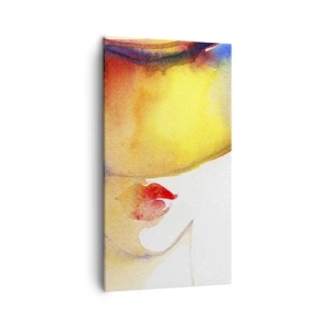 Quadro em tela - Retrato de uma dama    - 45x80 cm