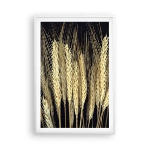 Pôster em moldura branca - Magia rústica - 61x91 cm