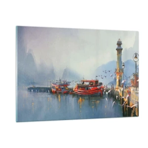 Quadro em vidro - No fim do mundo - 120x80 cm