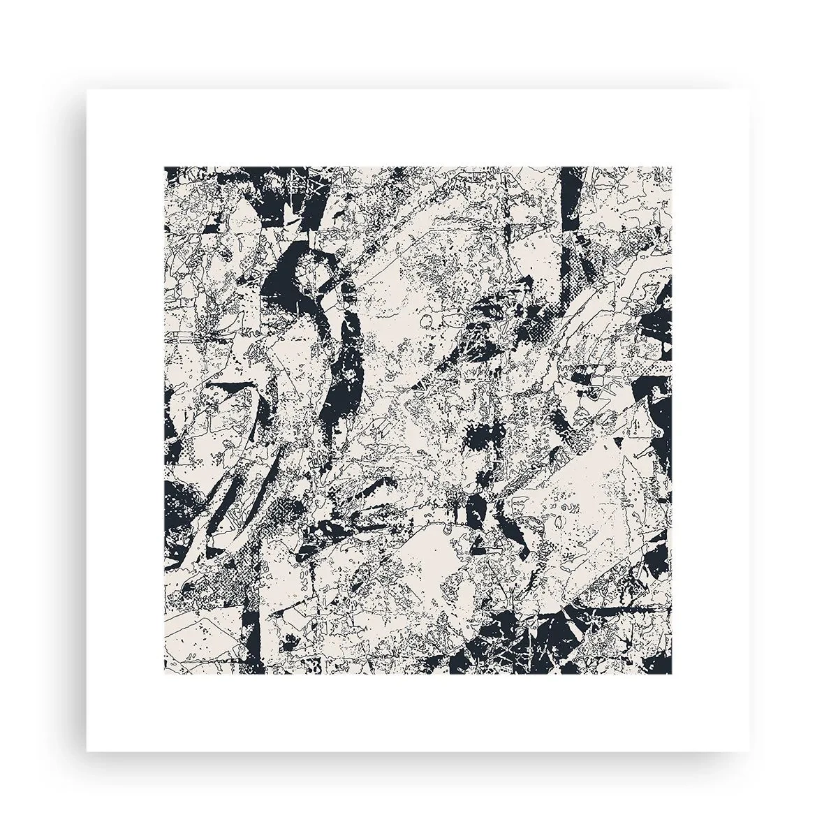 Pôster - Interpenetração de opostos - 30x30 cm