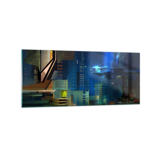 Quadro em vidro - Num futuro próximo - 120x50 cm