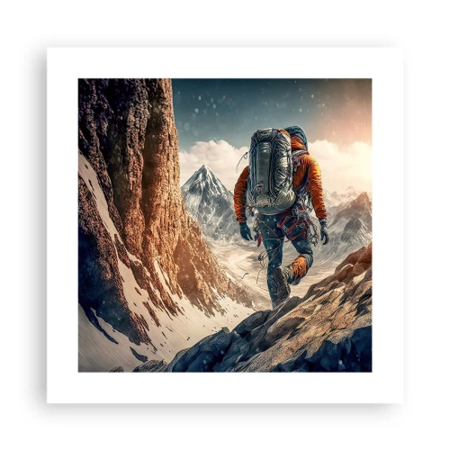 Pôster - Guerreiro solitário - 40x40 cm